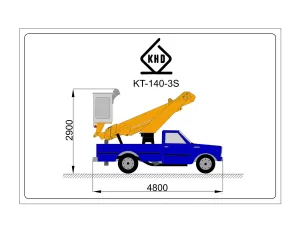 ابعاد ترافیکی بالابر KZ140